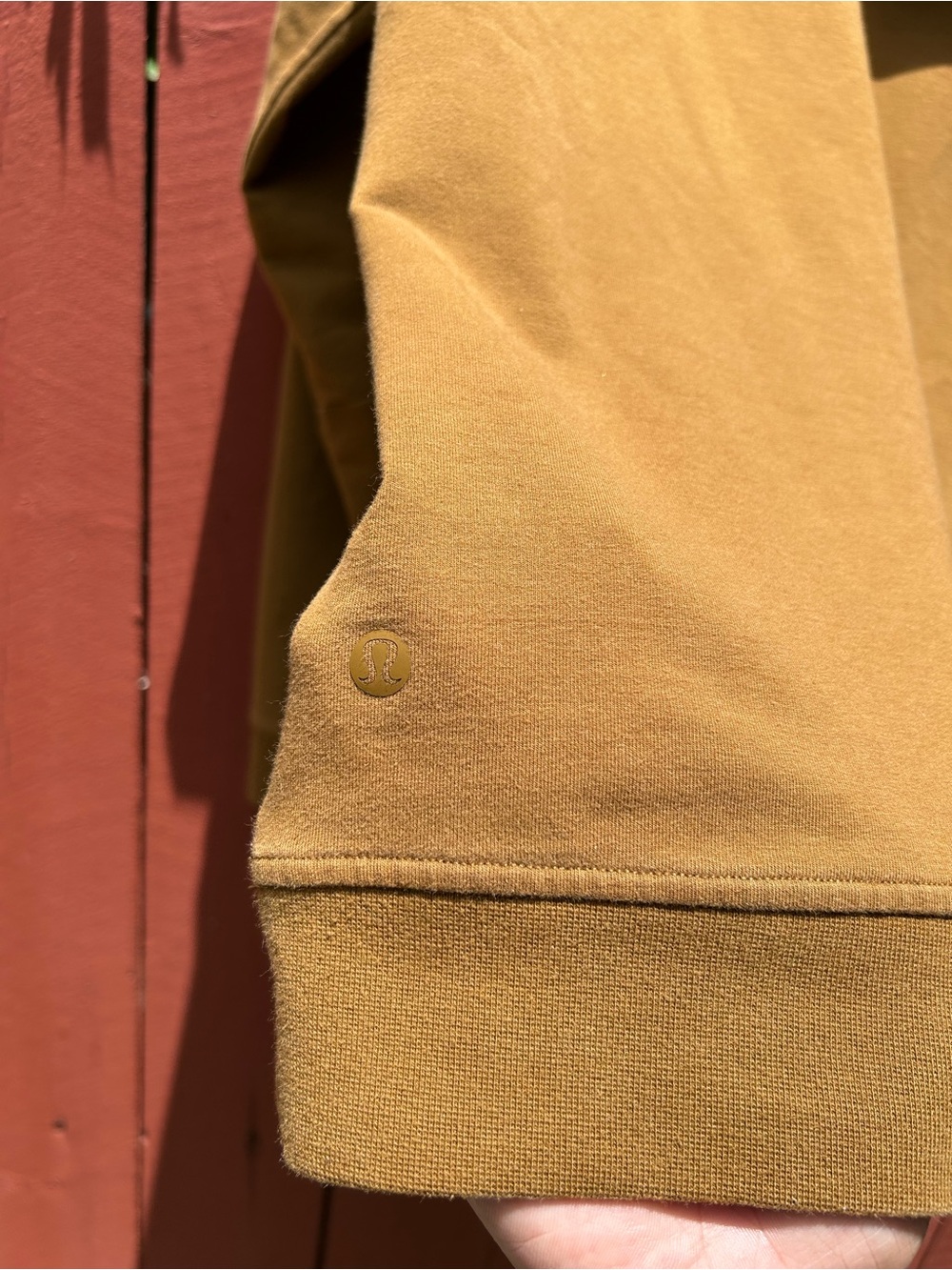 Lululemon City Sweat Pullover Hoodie Gold Mustard Color Men’s Large - Picture 5 of 7